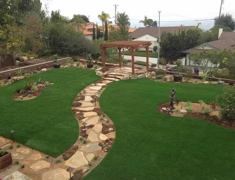 landscaping lawn paver walkway | Opulands Landscape Design & Construction