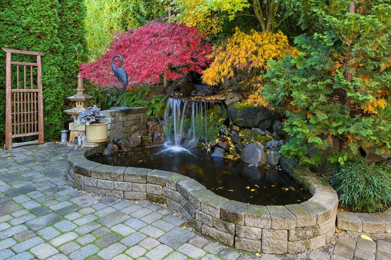 waterfall landscaping contractor