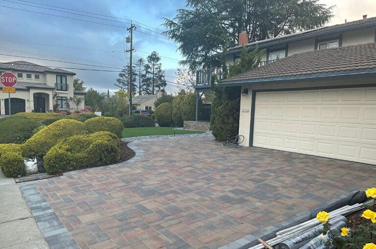 paver driveway installed by Opulands