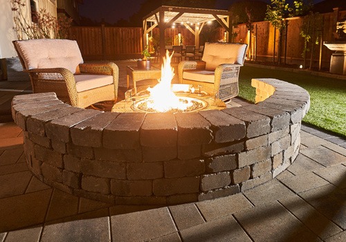 backyard firepit