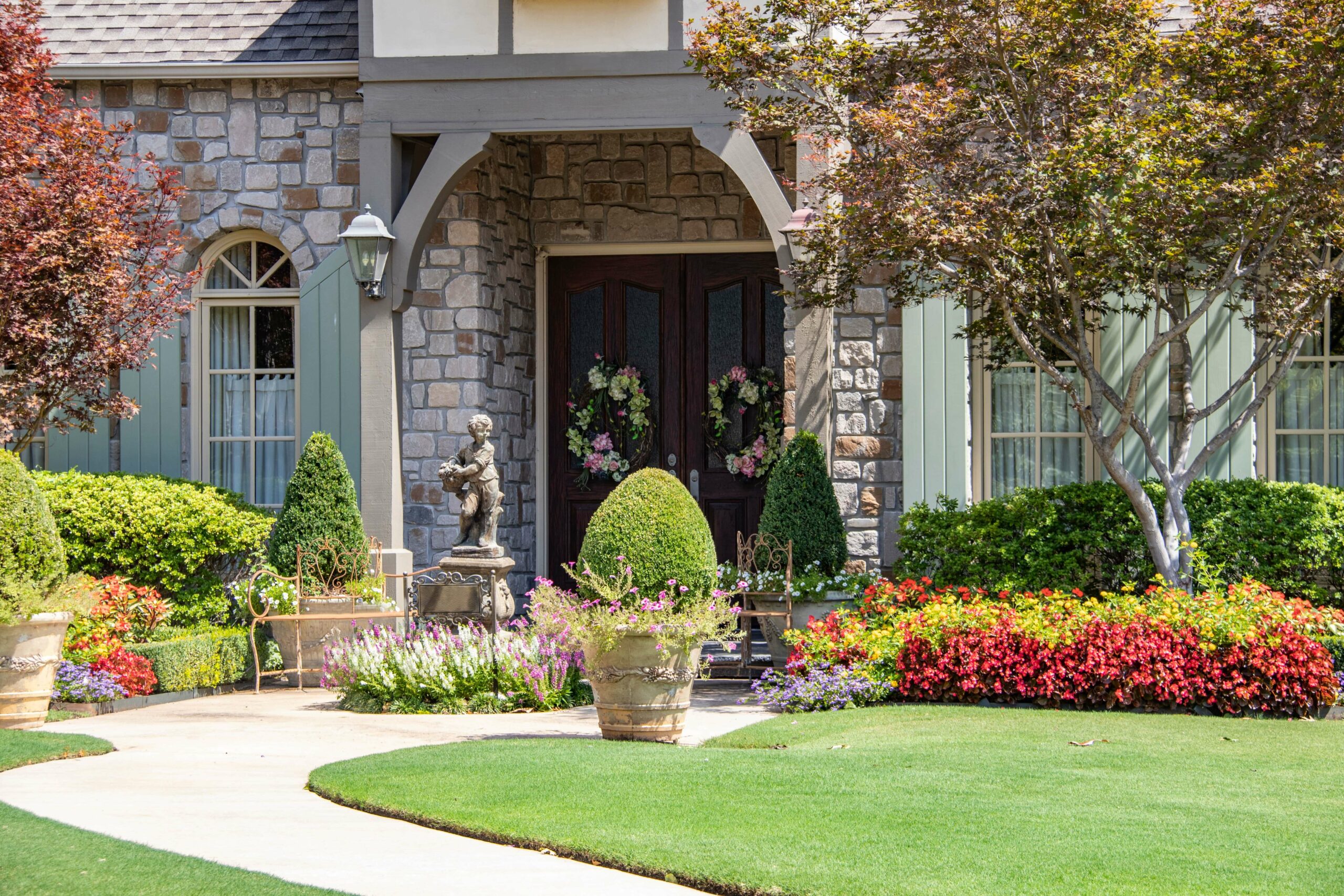 San Mateo home with a beautiful landscape design