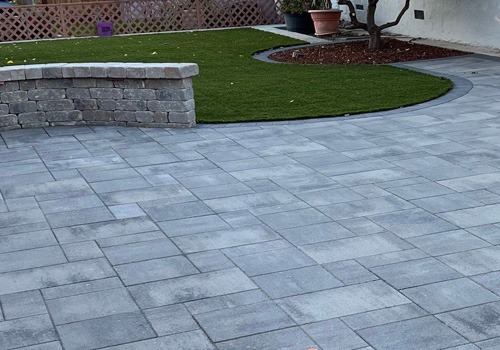 backyard paver patio