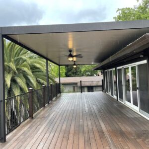 sleek patio cover