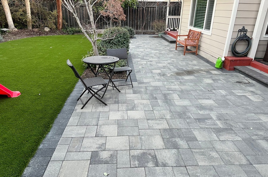 paver patio mountain view 5 | Opulands Landscape Design & Construction