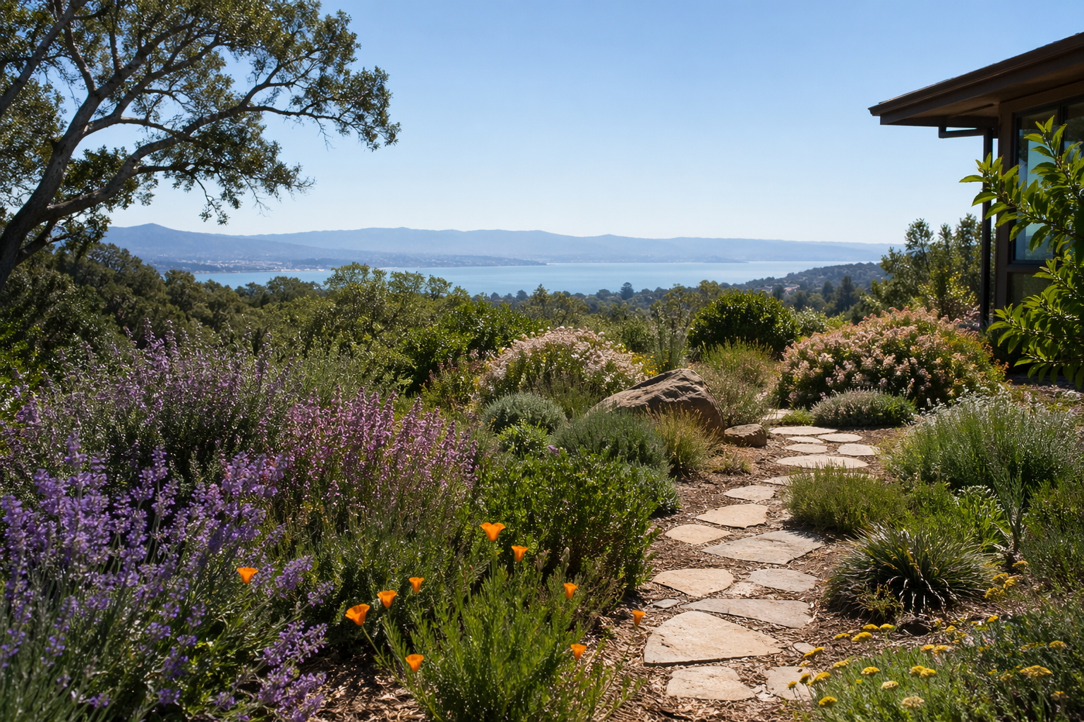 California native garden in the Bay Area