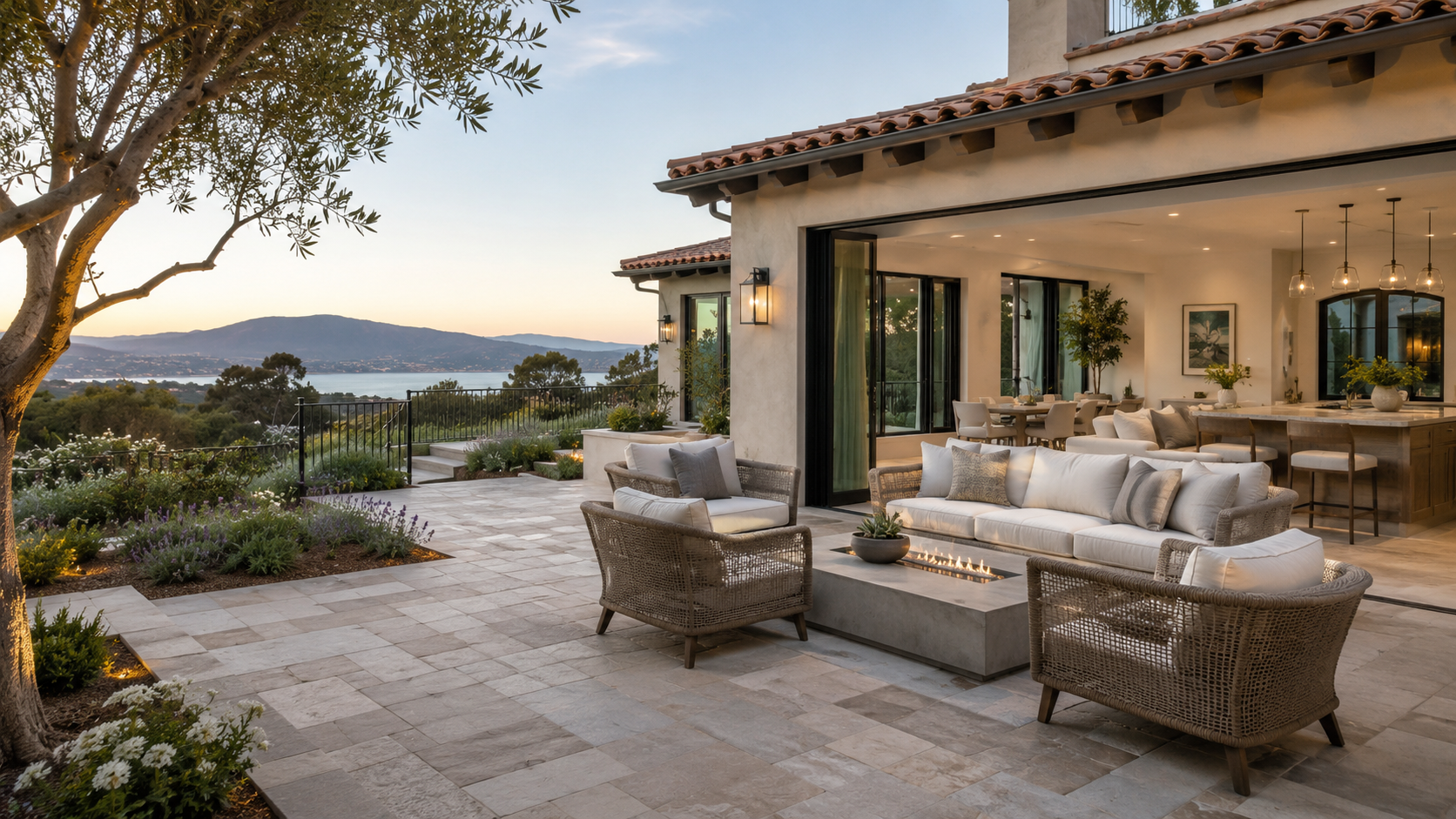 Luxury paver patio idea