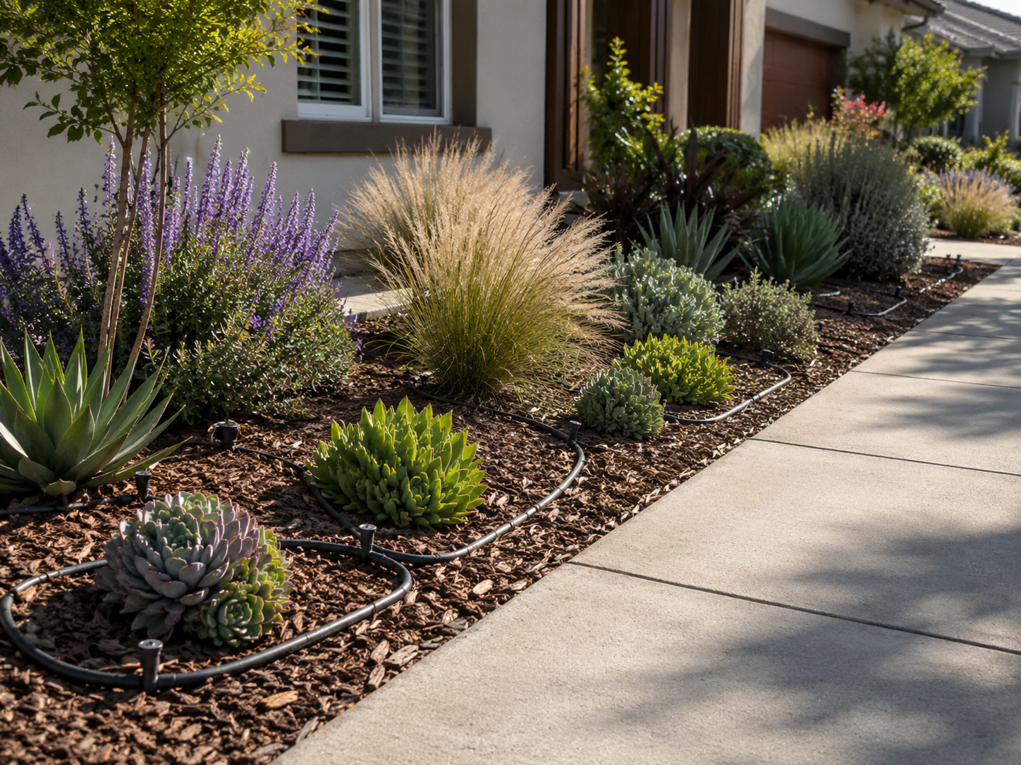 drip irrigation system | Opulands Landscape Design & Construction Drip irrigation system