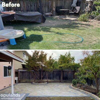 paver stone patio upgrade